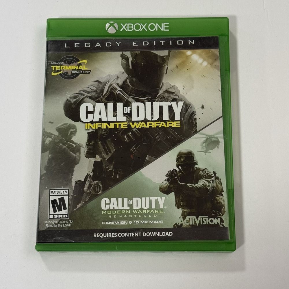 Call Of Duty Infinite Warfare Legacy Edition Microsoft Xbox One Tested & Working